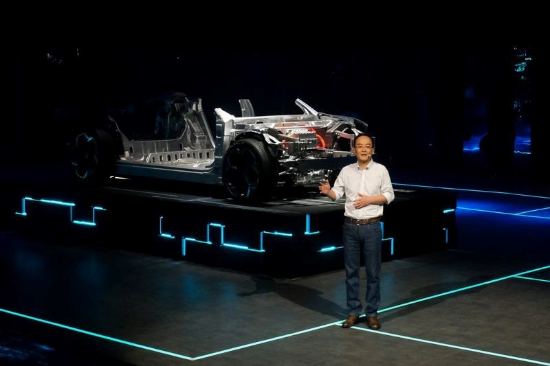 Geely Auto launches electric vehicle manufacturing platform