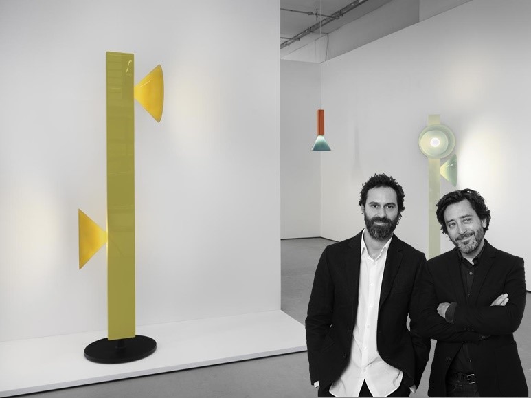 Barber & Osgerby’s vintage aluminium-glass lamps ‘Signals’ adorn London Galerie Kreo museum