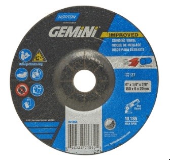 Newly improved Norton Gemini Wheels feature top-quality alumina grain