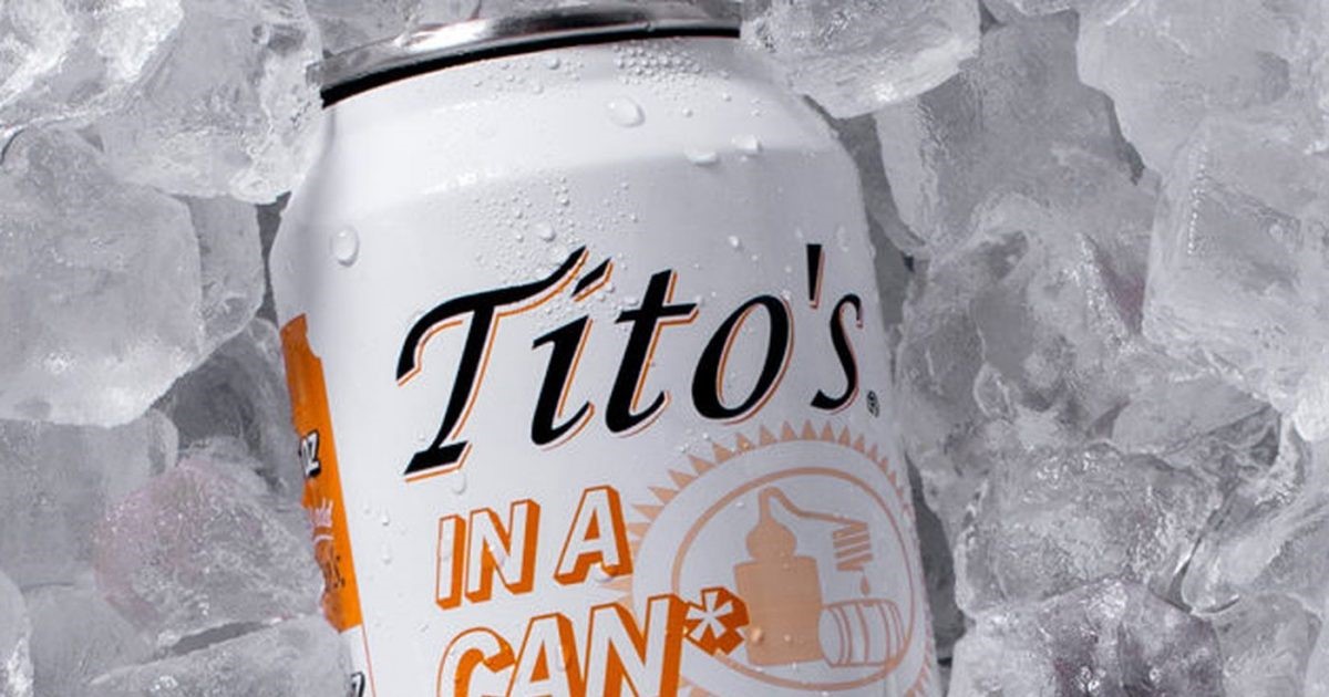 Tito’s ridicules seltzer makers with newly introduced empty aluminium cans, The Tito’s in a Can