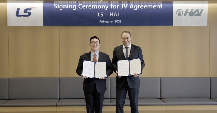 LS C&S signs an agreement with HAI to produce aluminium components for EV
