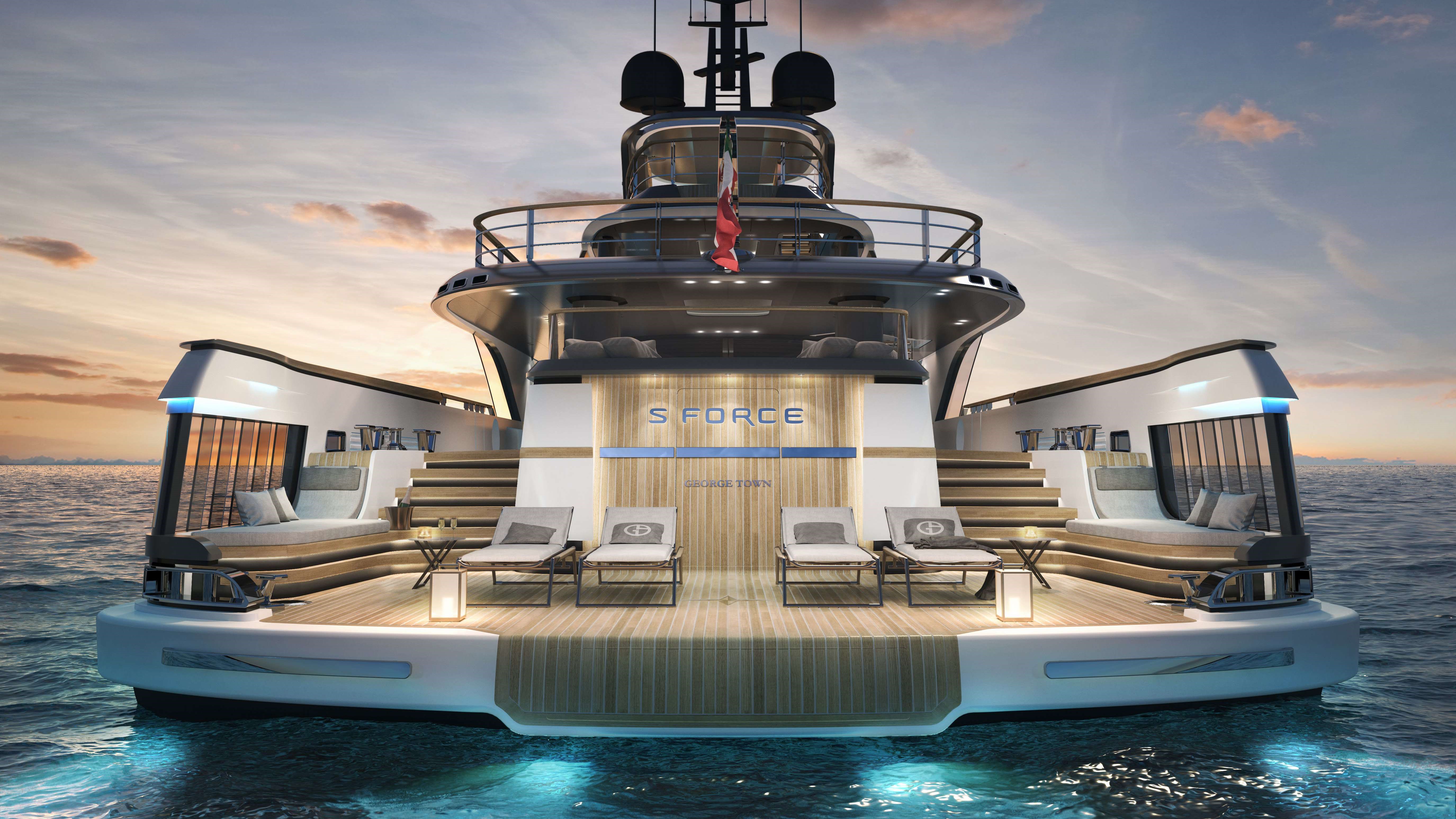 Admiral, the 55m aluminium superyacht showcase interiors designed by Giorgio Armani