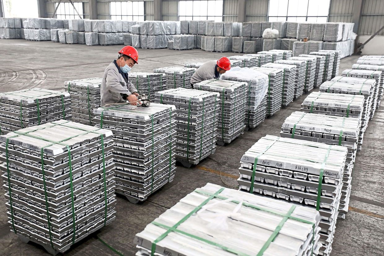 Power rationing hit China's primary aluminium production by 1.24% in April, dipping MoM