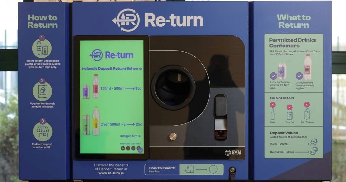 Ireland's National DRS brings back 2 million bottles and cans in the first two months