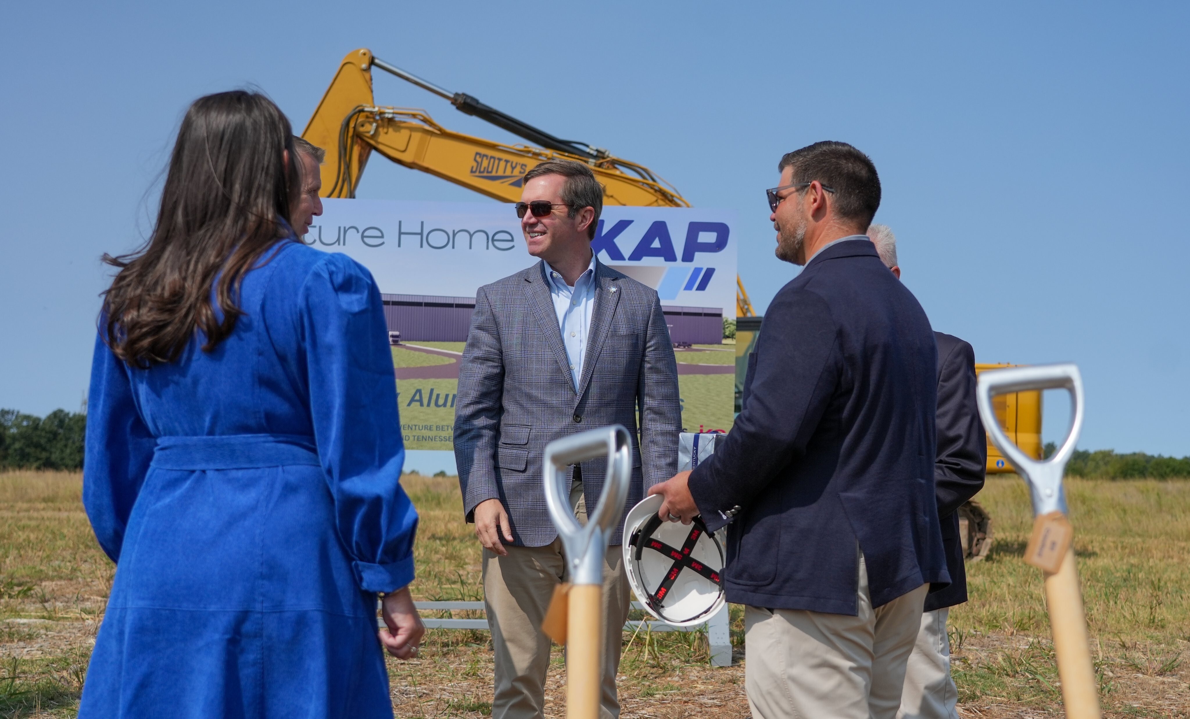 Kentucky Aluminum Processors marks the groundbreaking ceremony of its $40 million recycling unit