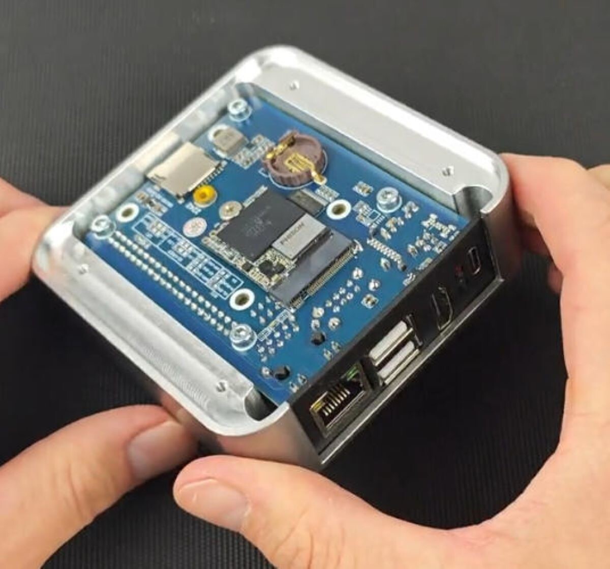 CNC machined aluminium case for ultimate cooling and performance boost: Raspberry Pi