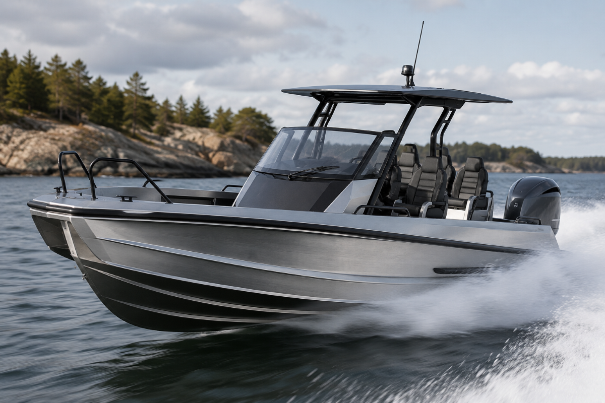 Anytec unveils A28-T aluminium boat with redesigned hull and T-top option