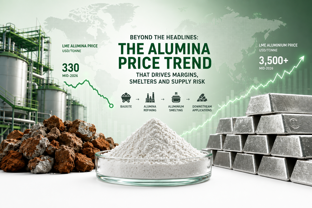 Aluminium grabs the headlines, but the LME alumina price trend quietly rewrites margins, economics and supply risk