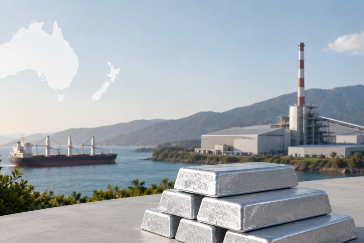 Oceania's H1 2026 primary aluminium production rises 2.2% Y-o-Y to 943,000t as Q2 recovery offsets weather-hit Q1