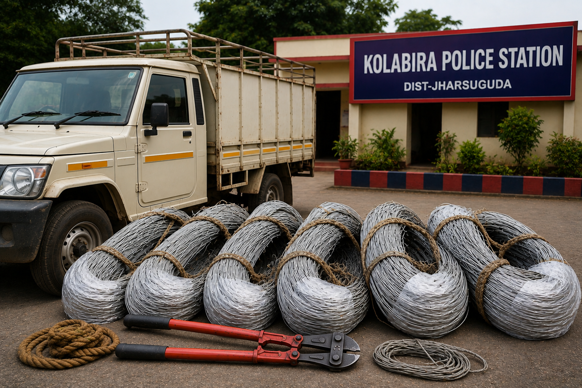 Interstate scrap theft racket: 4 arrested for stealing 3.6 km of aluminium power conductor
