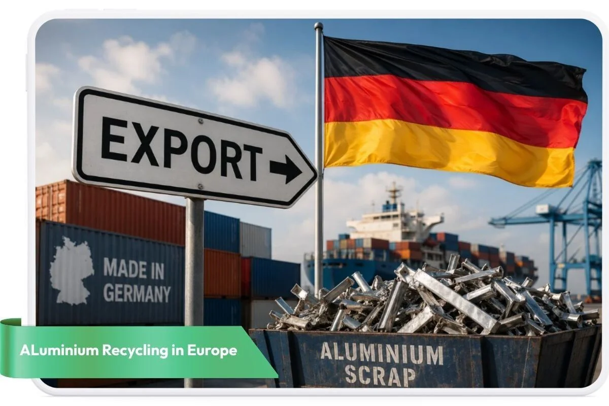 Germany’s aluminium scrap exports rise 8.8% in Q1 2026 amid weak domestic demand and overseas pull: What does the trend reveal?
