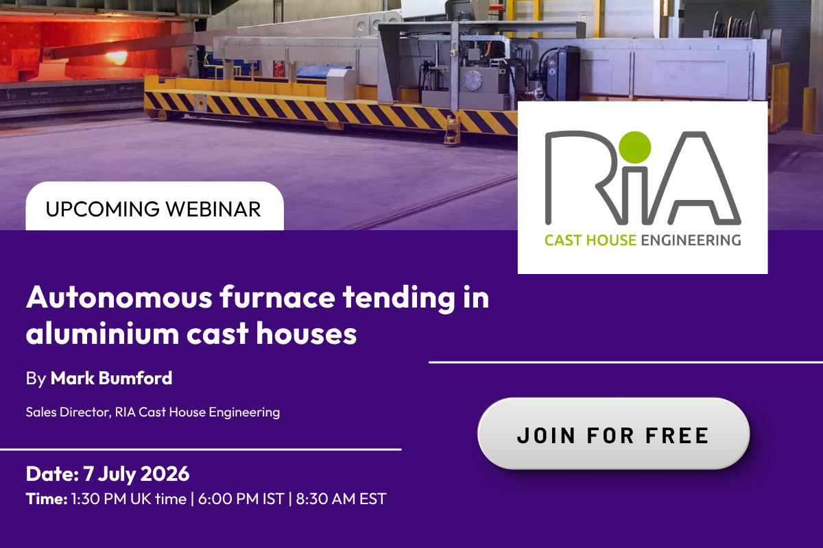 Only one week left: Join the webinar on autonomous furnace tending for aluminium cast houses
