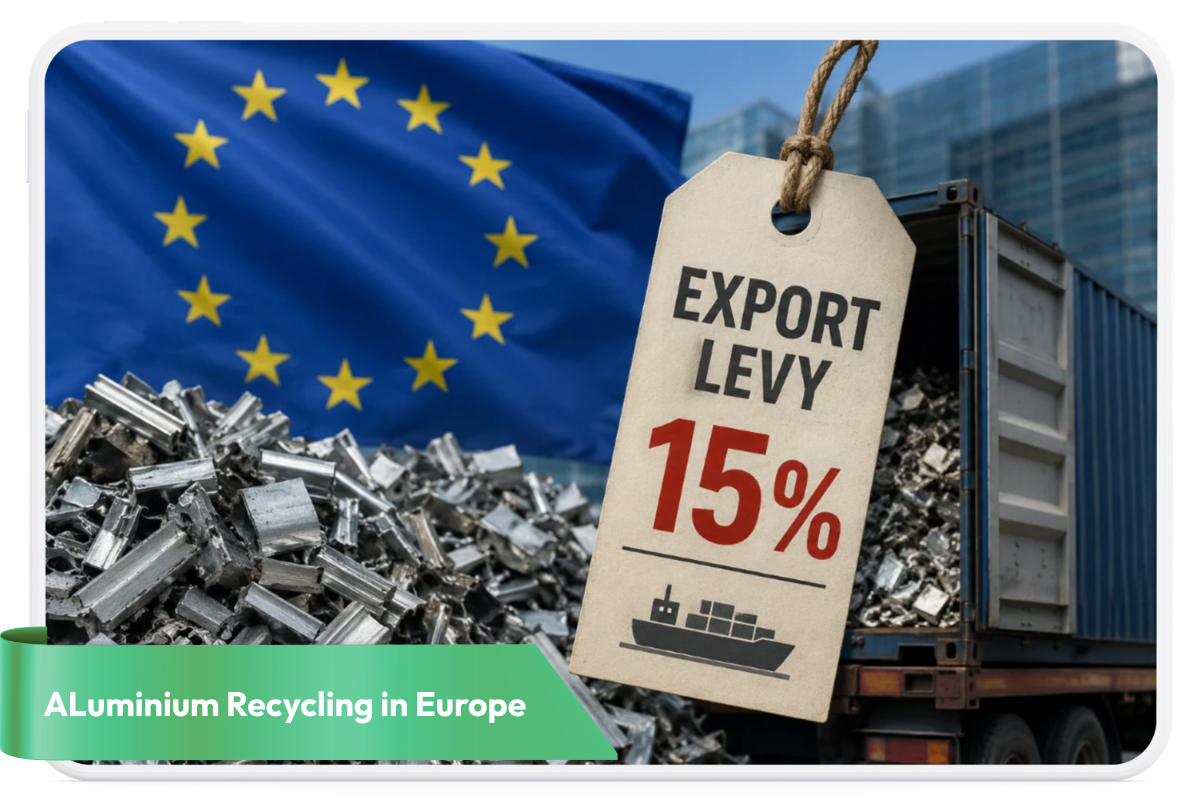 EU proposes 15% tax on aluminium scrap exports to secure recycled metal supply