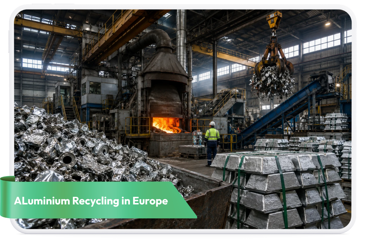 From 99% can recycling to 48% automotive demand: Mapping Germany's secondary aluminium production to consumption economy