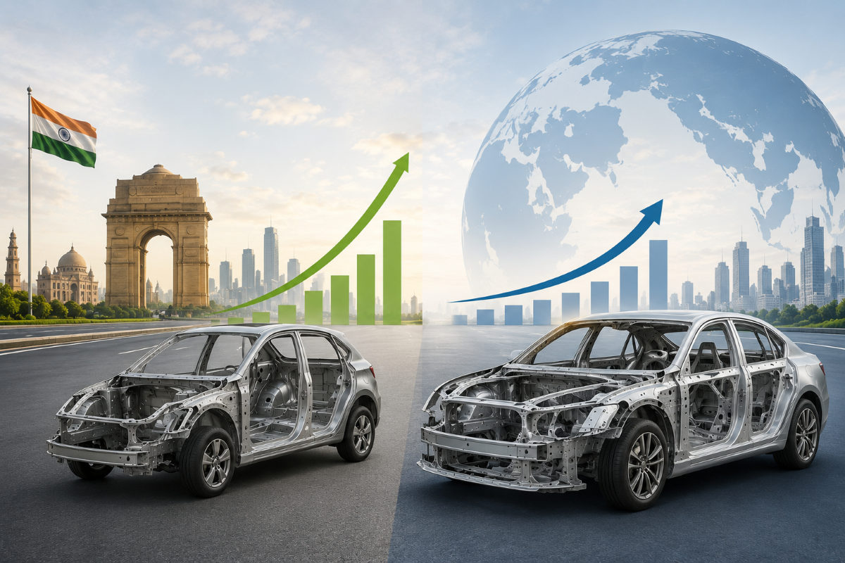 India’s aluminium consumption in transportation grows 14% in five years, yet vehicles carry only 40-50kg vs 160-200kg globally – know why