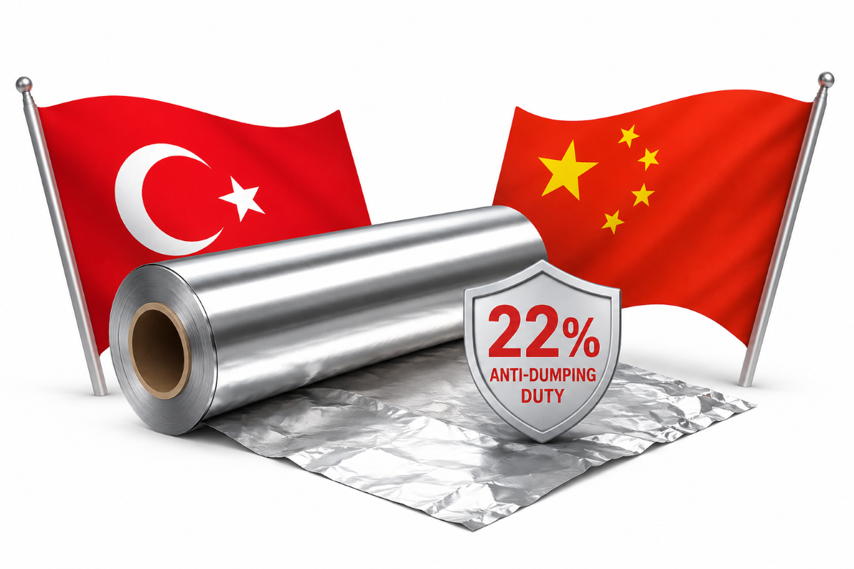 Chinese aluminium foil faces another five years of Turkey's anti-dumping levy