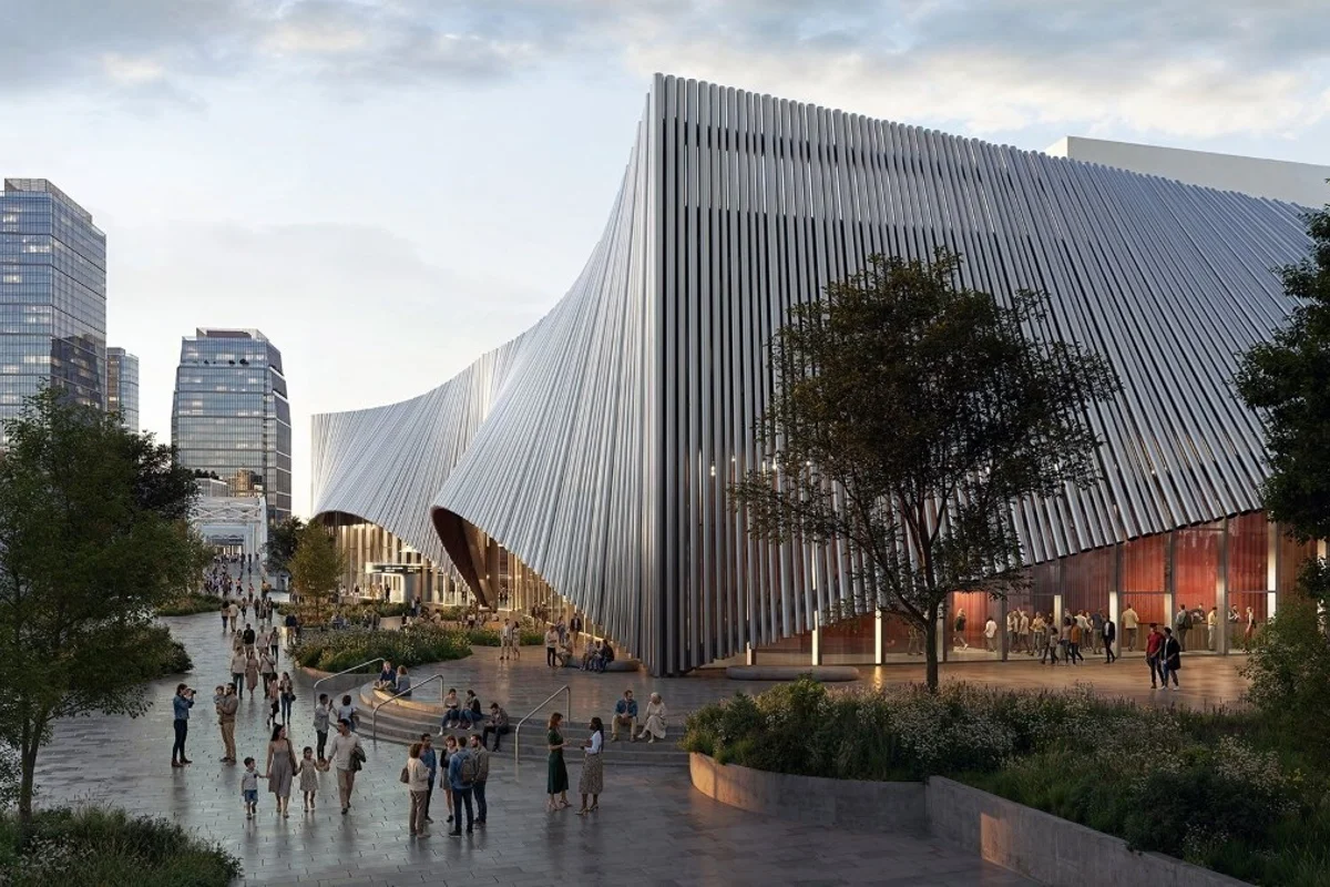 Bjarke Ingels Group unveils Nashville arts centre with a striking aluminium curtain twist