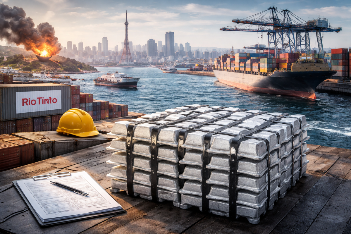 Rio Tinto raises aluminium shipment premiums to $350/t for Japan