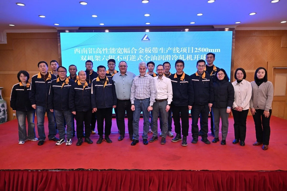 Chinalco reaffirms its confidence in SMS group’s aluminum rolling technology by placing follow-up order for tandem cold rolling mill