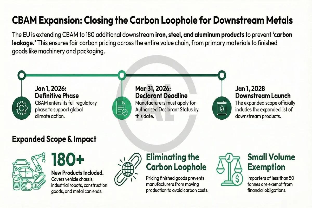 MPE backs CBAM extension from 2028 into downstream aluminium, steel & iron products
