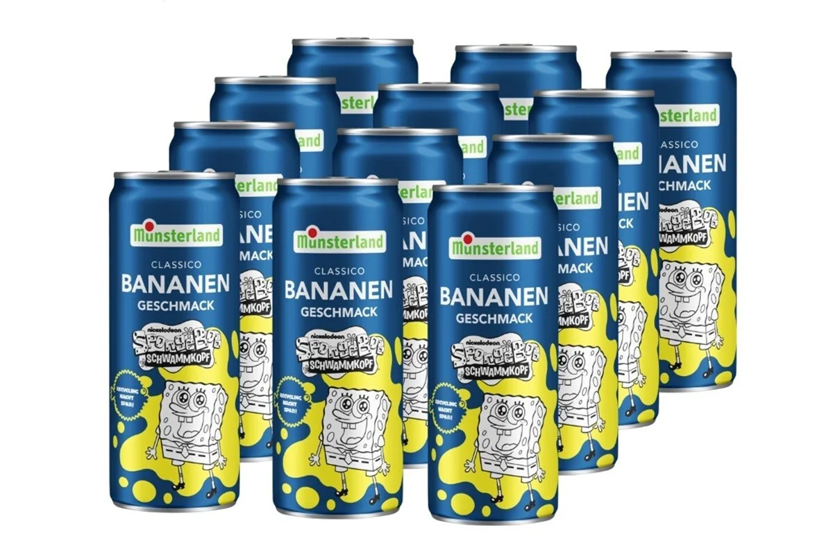 Ball Corporation facilitates Münsterland-Paramount collab with SpongeBob-themed aluminium cans