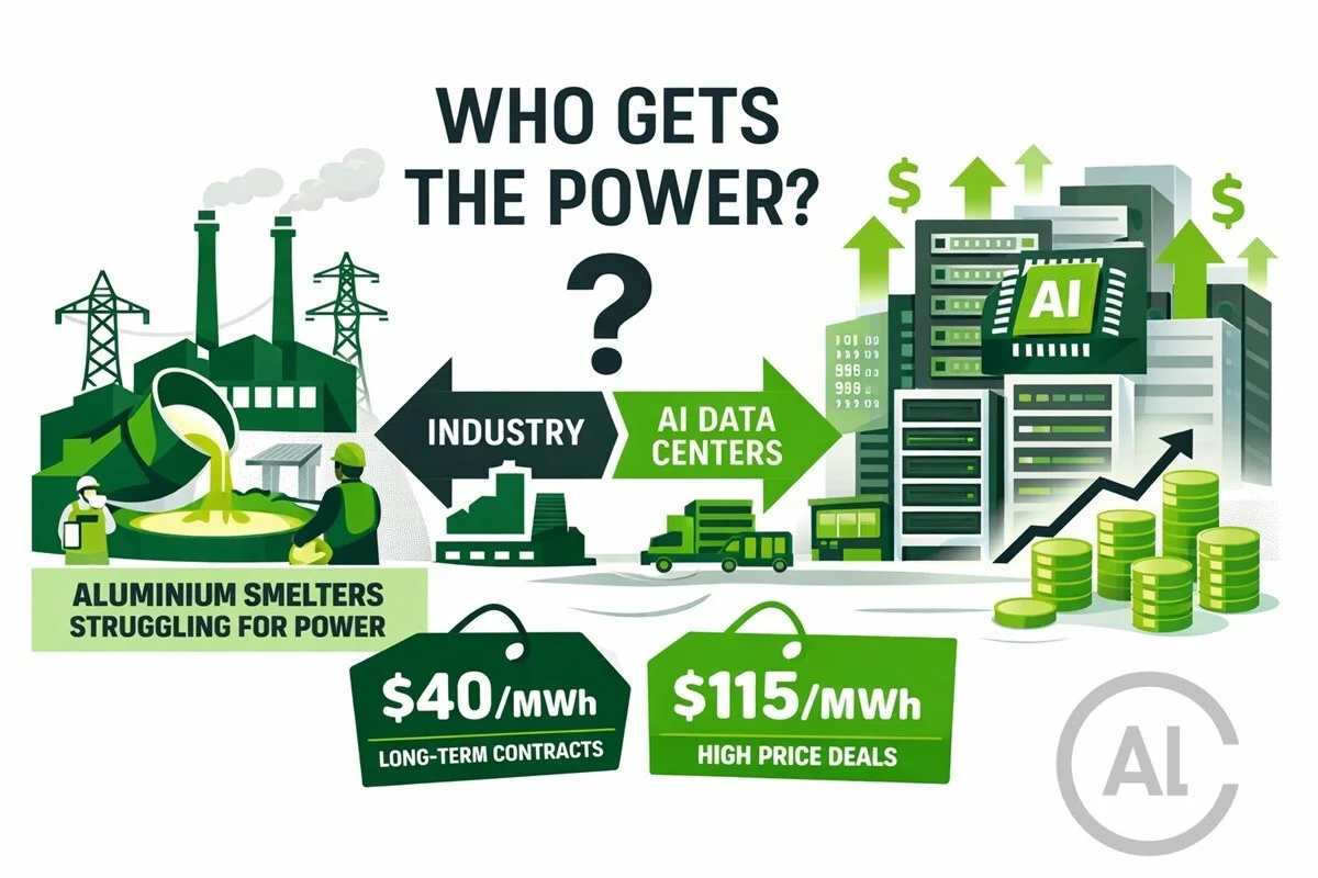 How is electricity reshaping the future of aluminium smelters - and what does it mean for global aluminium production?