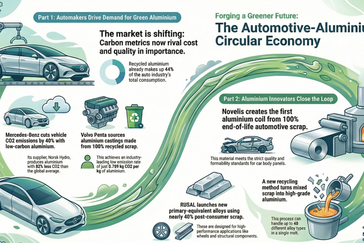 Low-carbon aluminium and the automotive sector: 2025 saw a transition built in tandem