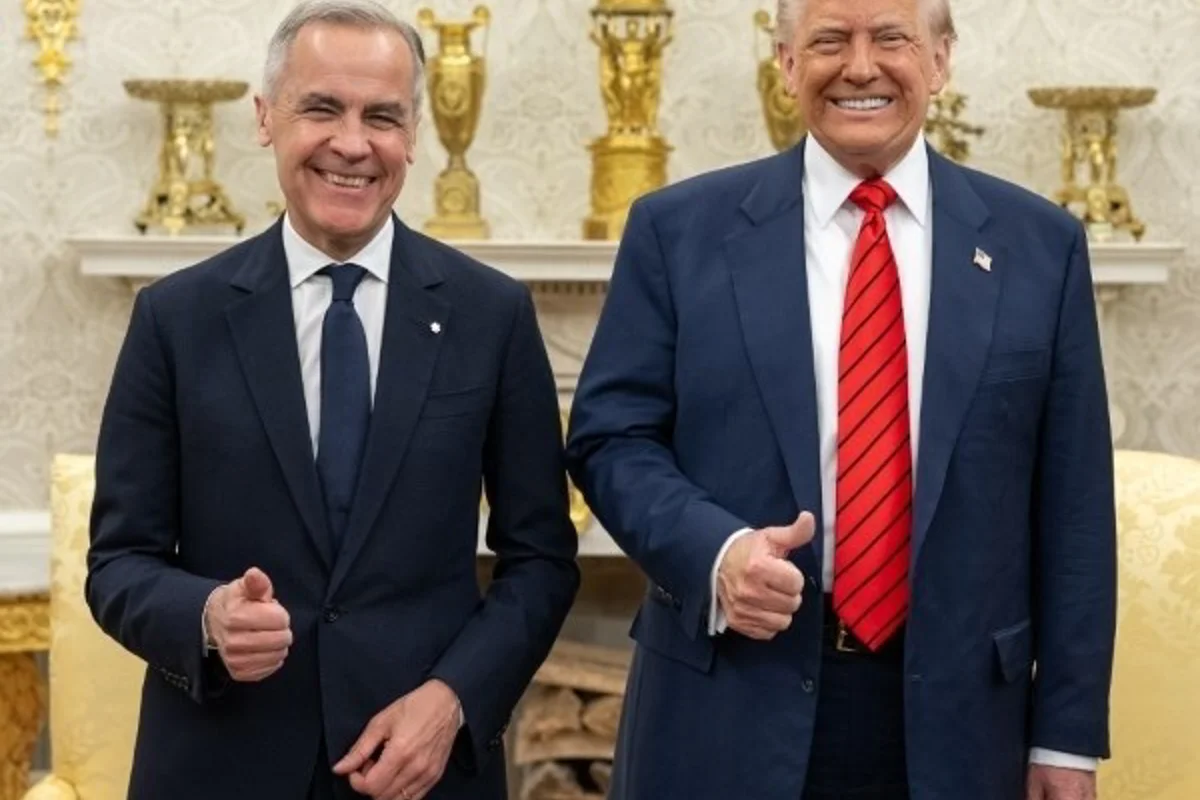 ‘Constructive discussions’ on aluminium tariffs held between Carney and Trump