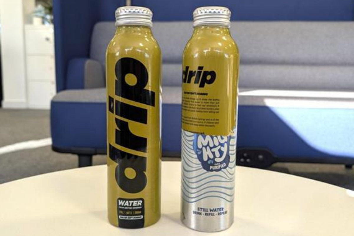 Drip Water saves 80K aluminium bottles from waste