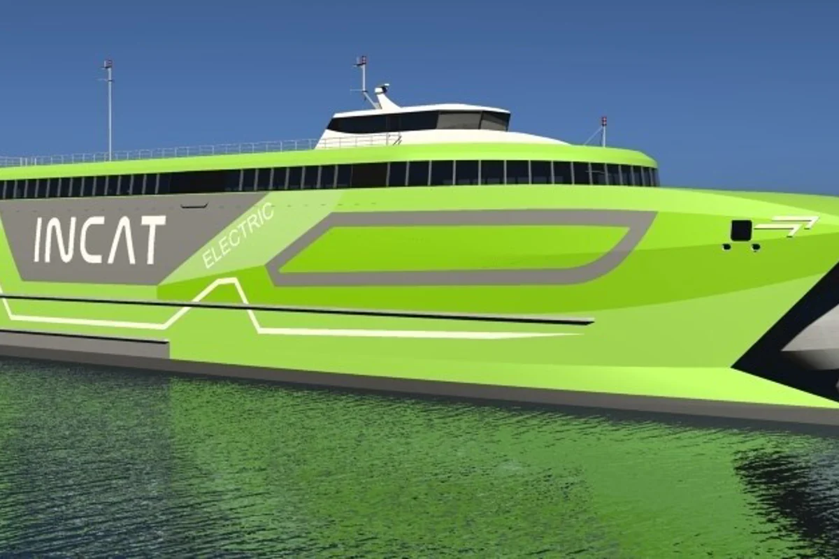 Incat powers ahead with groundbreaking aluminium electric shipbuilding