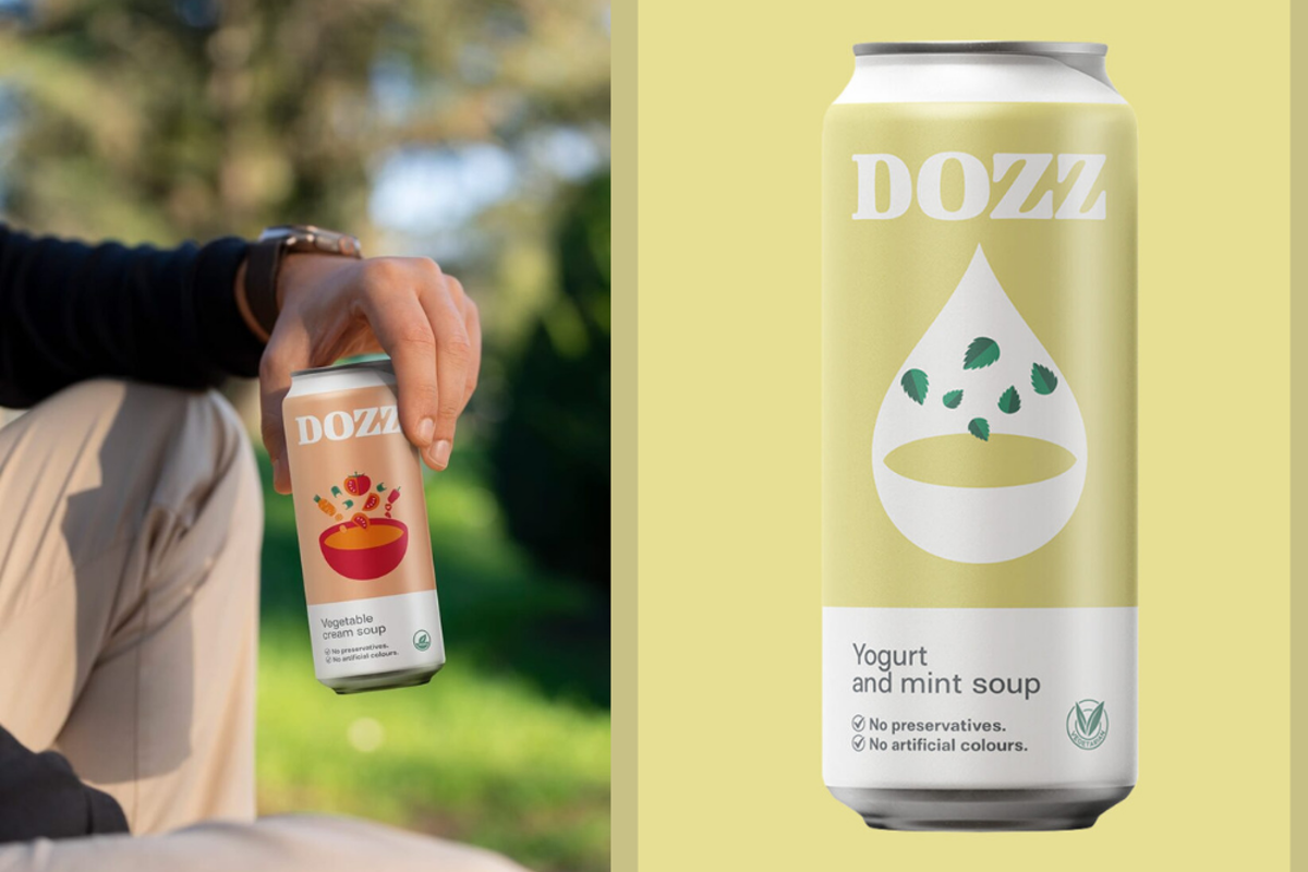 Sip it, enjoy it & recycle it with ready-to-eat soup in aluminium cans