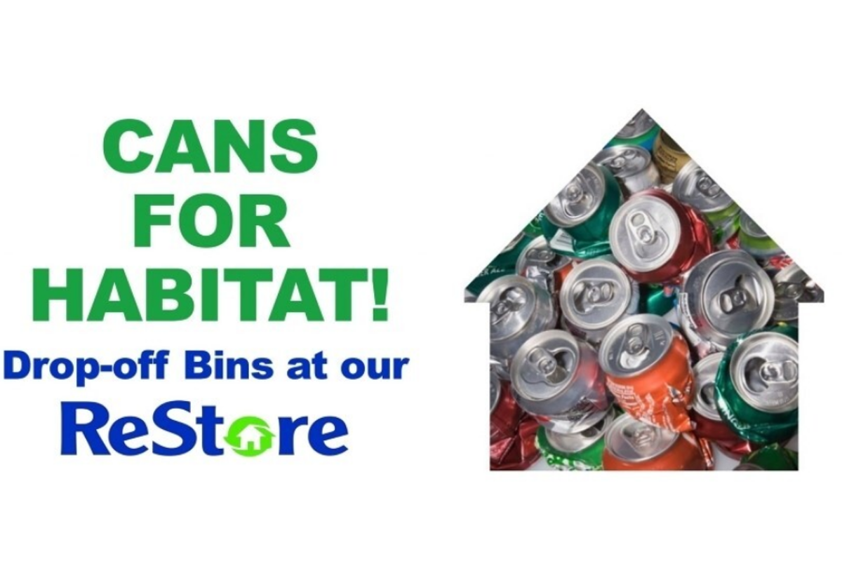 Habitat for Humanity Chico launches aluminium can drive to boost sustainability