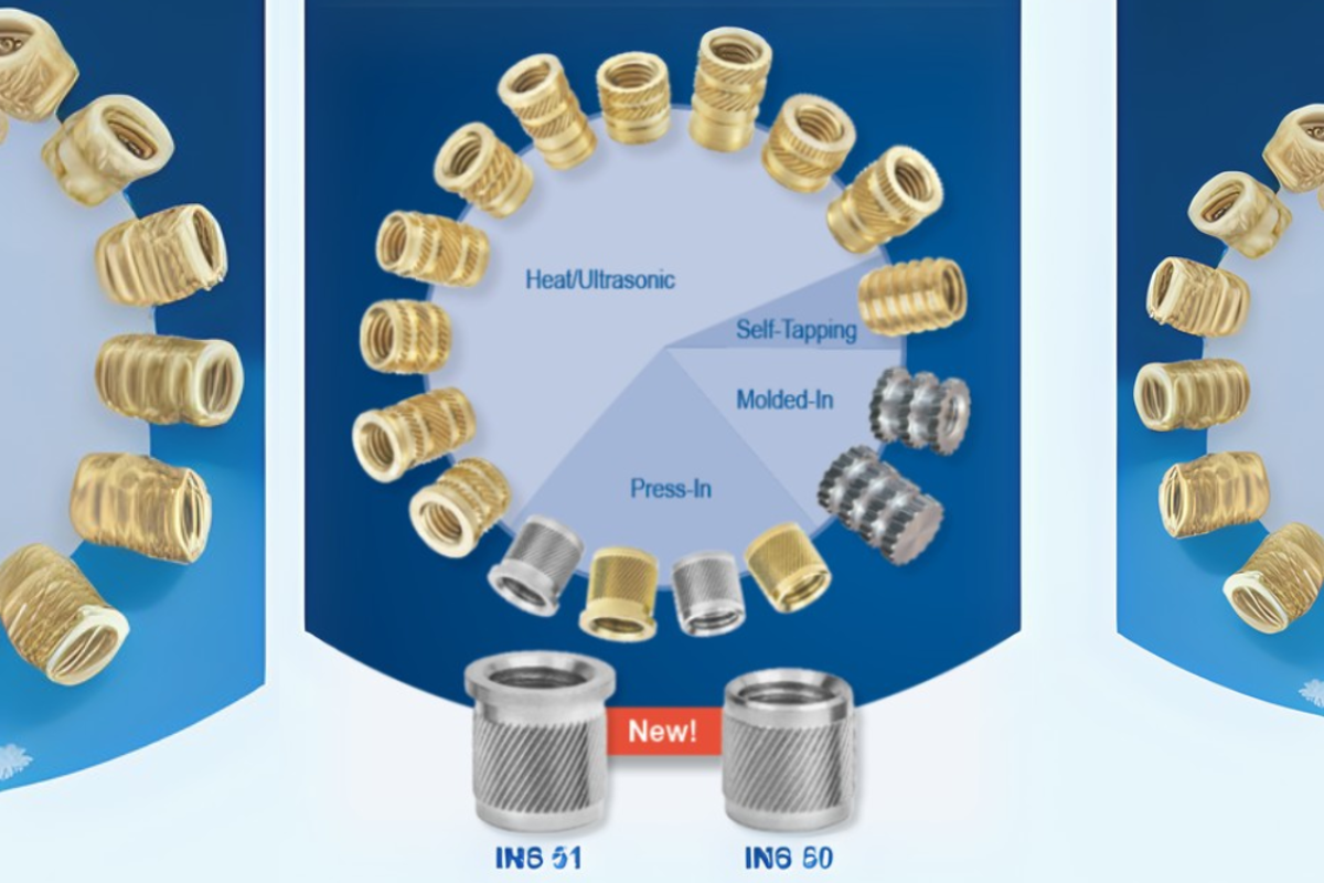 SPIROL adds new range of aluminium press-in inserts, a successful alternative to its brass counterparts