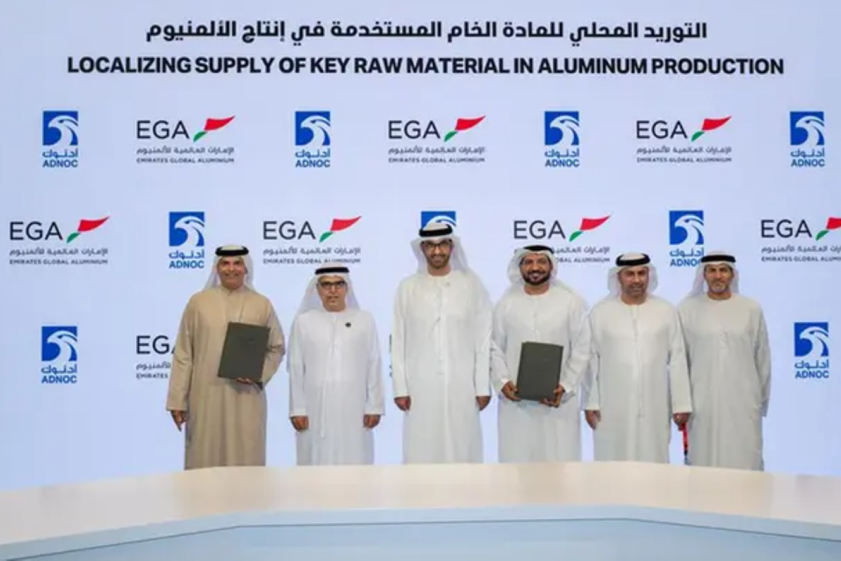 ADNOC & EGA sign $500 M petcoke supply deal, a key raw material in aluminium production