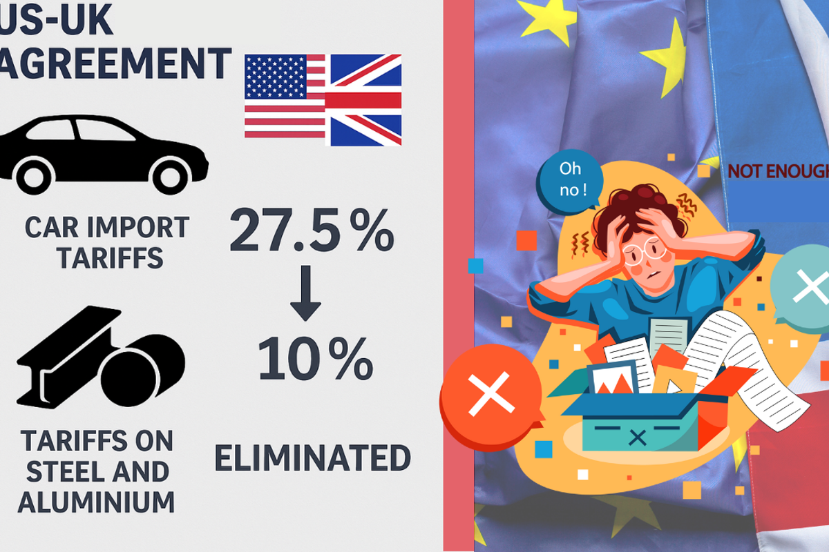 US-UK trade policies won’t be enough to avert EU’s tariff countermeasures! China is not glad about it either...