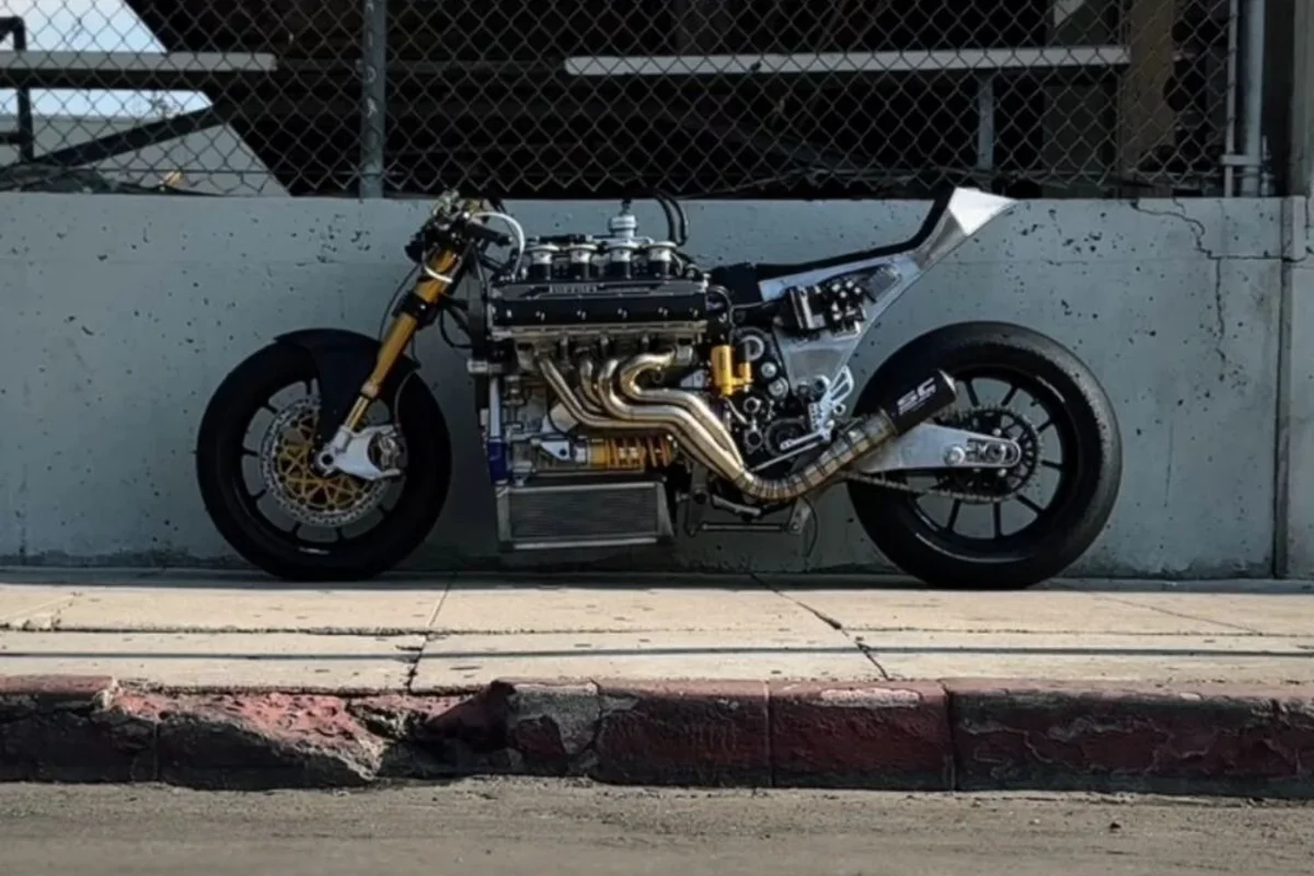 Ferrari HF355 motorcycle showcases aluminium innovation in high-performance design