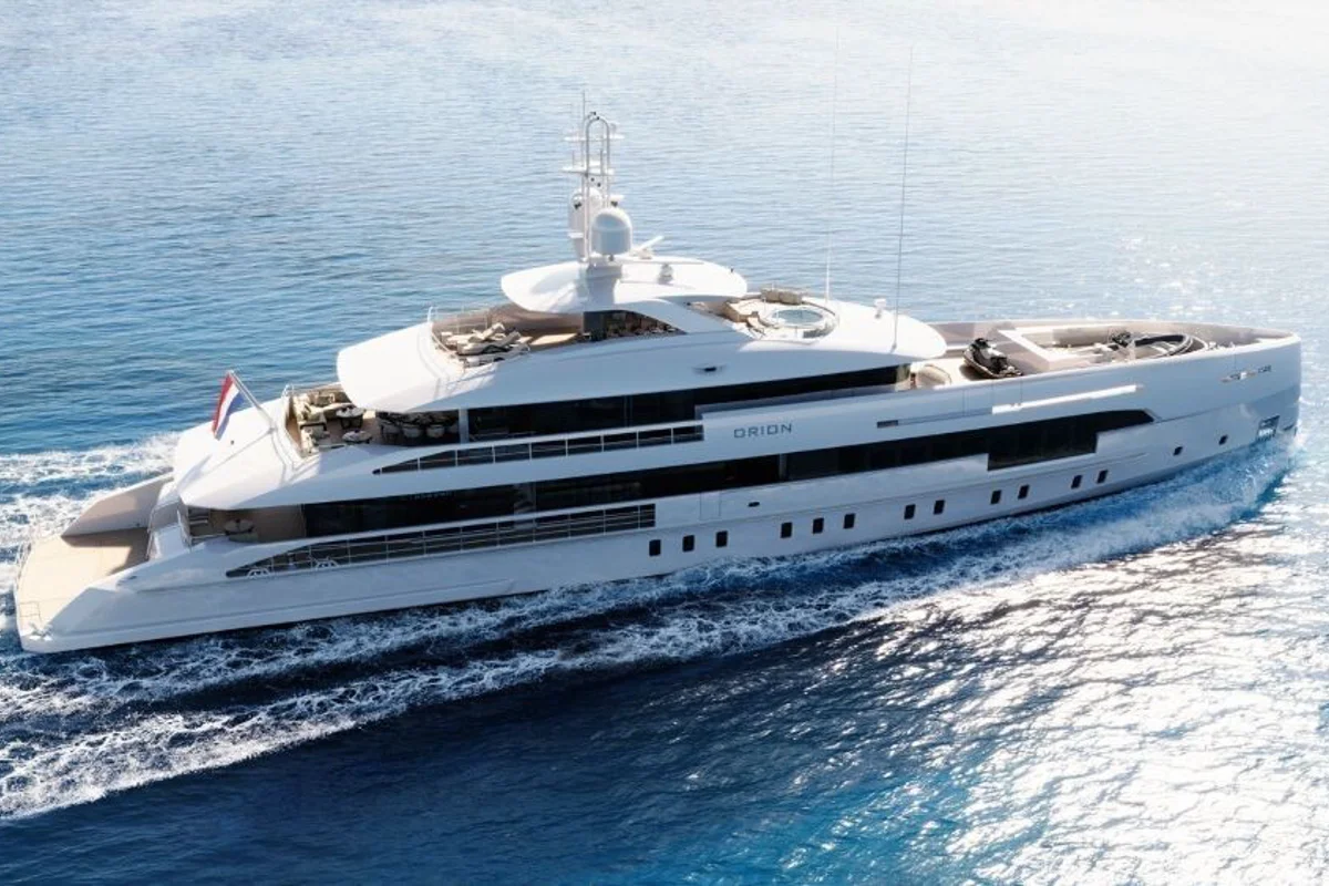 Heesen’s project Orion is sold, an all-aluminium superyacht aiming for efficiency