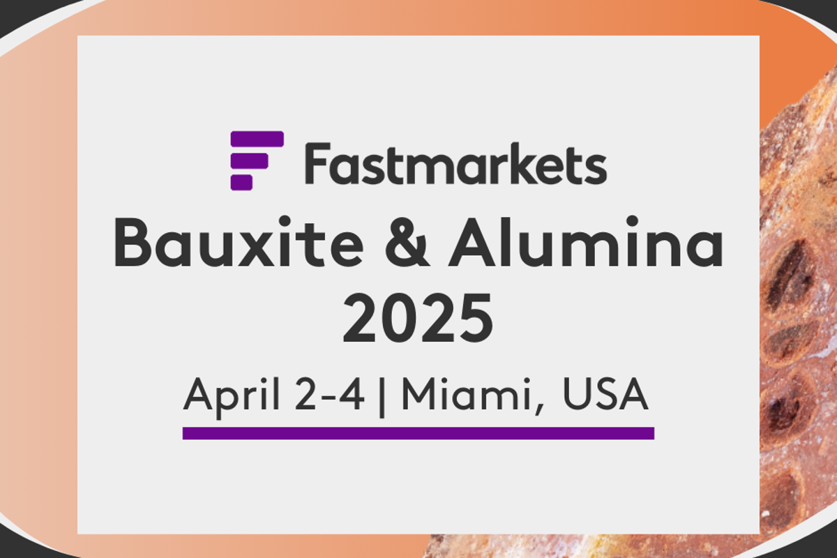 Fastmarkets Bauxite & Alumina 2025: Exploring diversification, new capacity and supply/demand insights