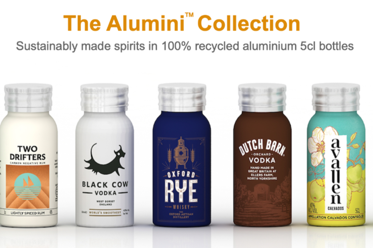 Lagardère & Sustainaholics introduces spirits mini in 100% recycled aluminium bottles