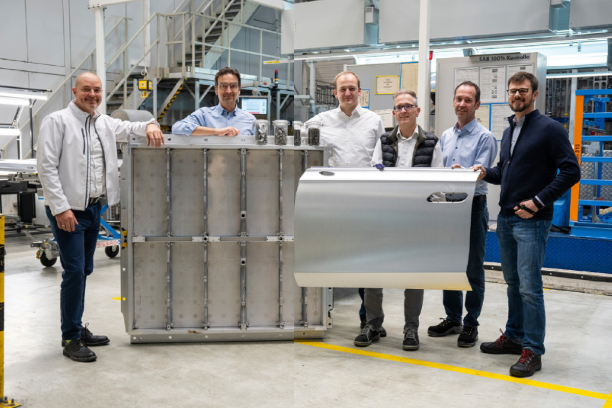 Transforming battery housing into outdoor panels for Volkswagen with Novelis' closed-loop innovation