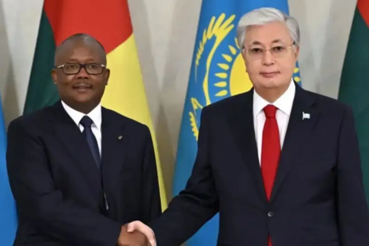 Presidential talks focus on mining, logistics, and humanitarian cooperation between Kazakhstan and Guinea-Bissau