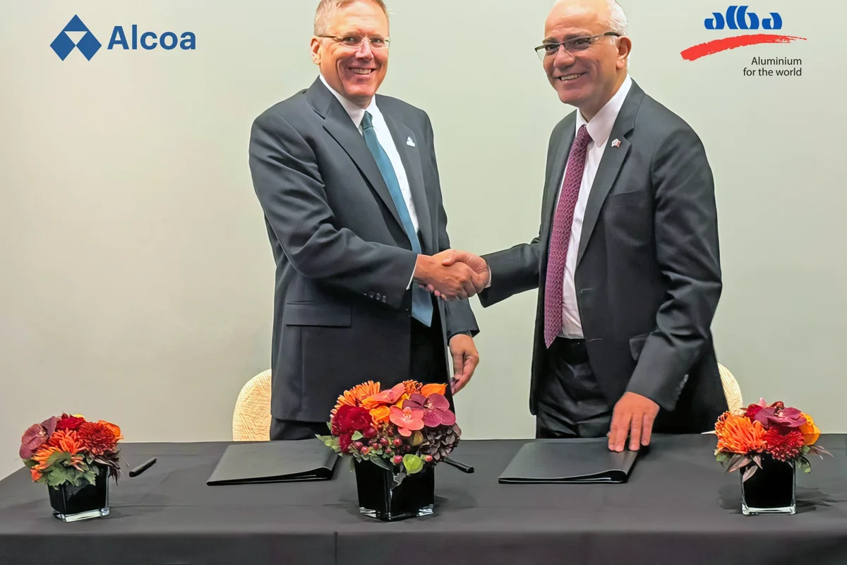 Alba-Alcoa bond strengthens with a new long-term alumina supply contract