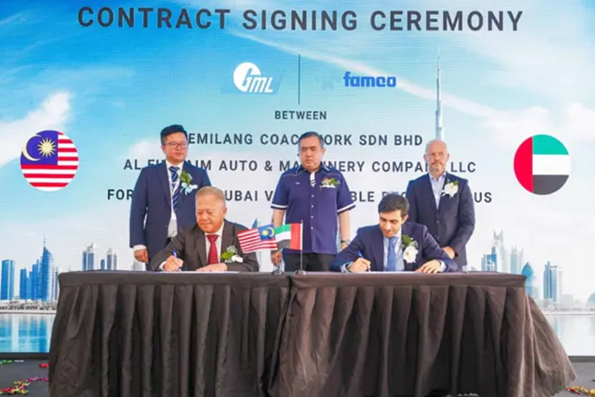 Gemilang to supply 76 aluminium-structured Volvo double-decker buses for Dubai RTA