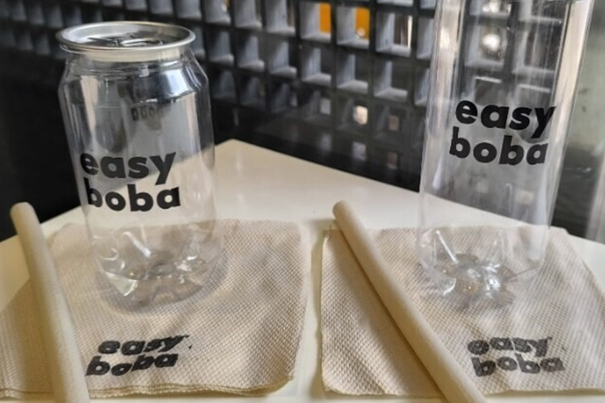 Easy Boba leads the way in eco-friendly packaging with aluminium lids & biodegradable straws