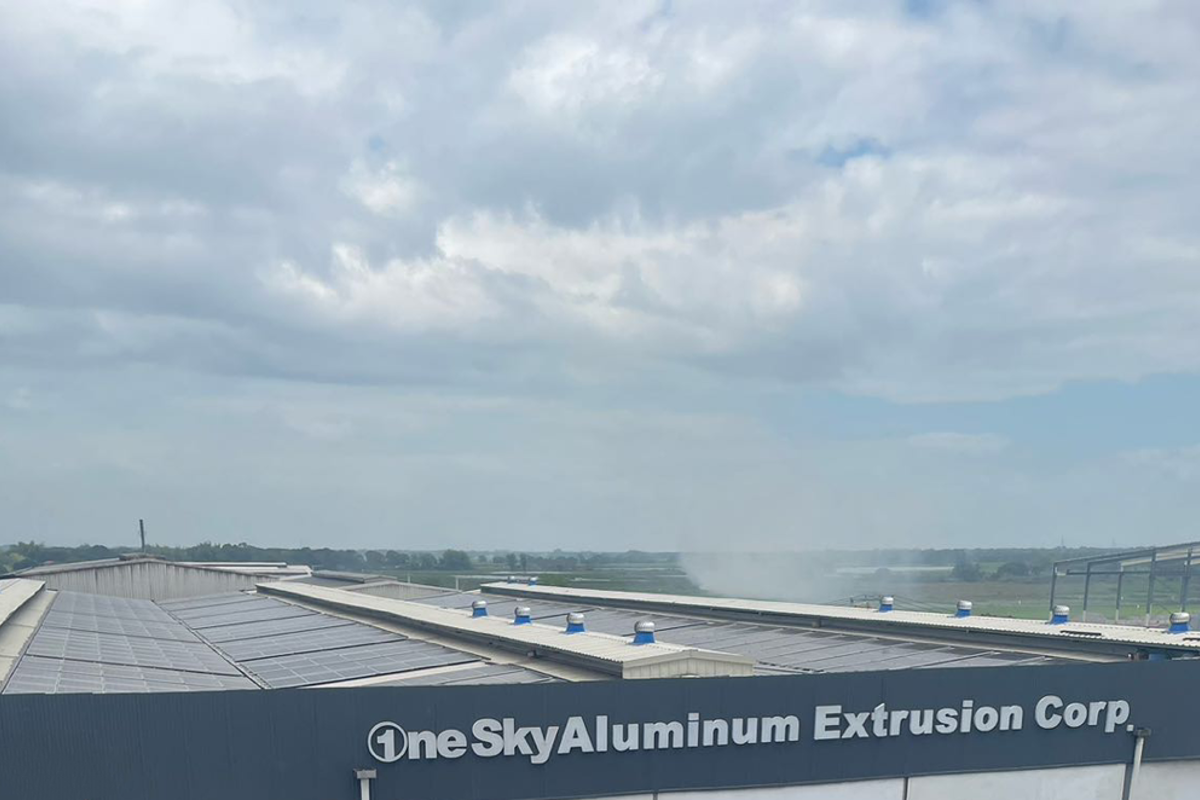 OneSky Aluminum envisions sustainable operations with newly installed Hi-MO X6 solar panels
