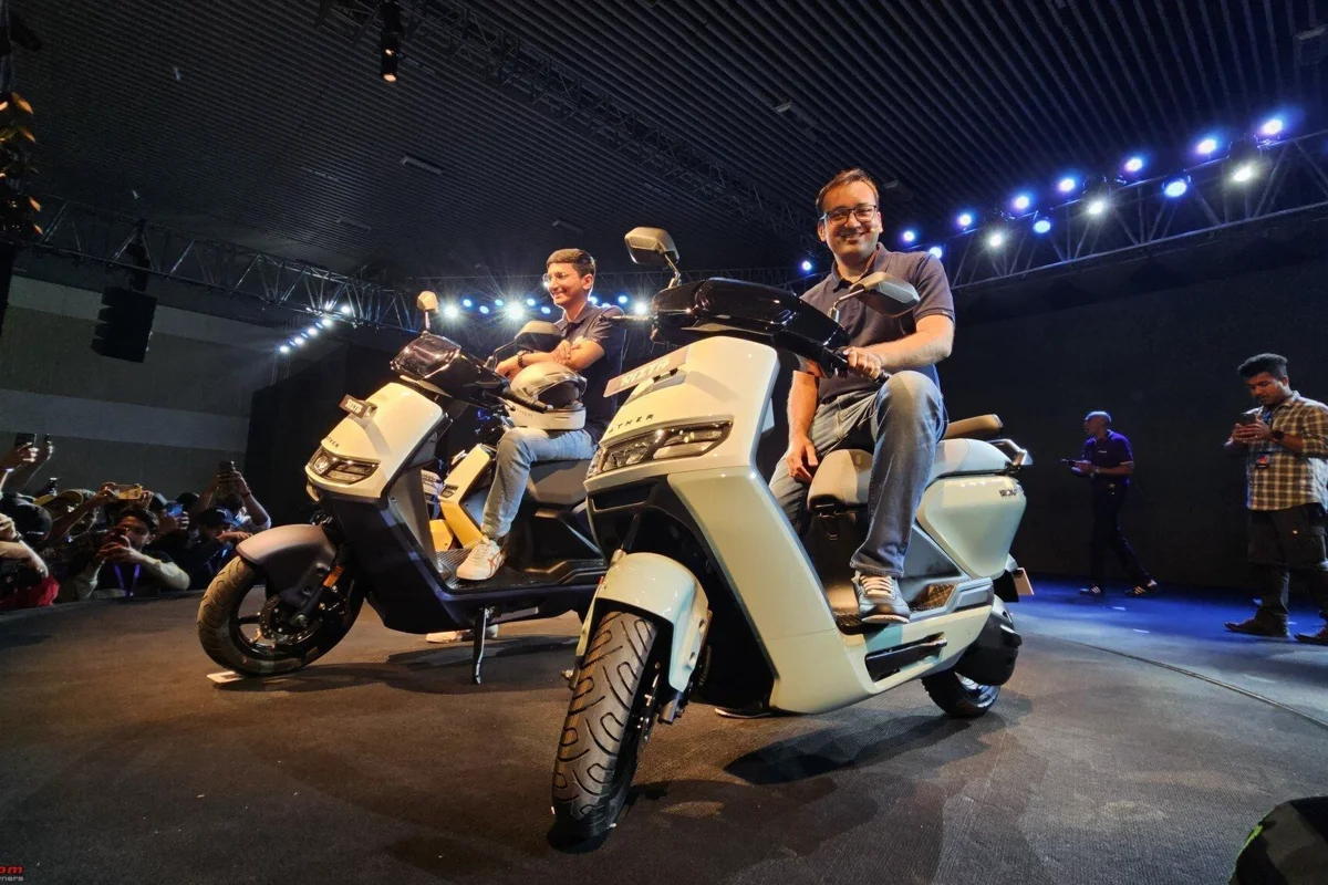 Ather Rizta Electric Scooter with a lightweight aluminium frame makes grand debut in India
