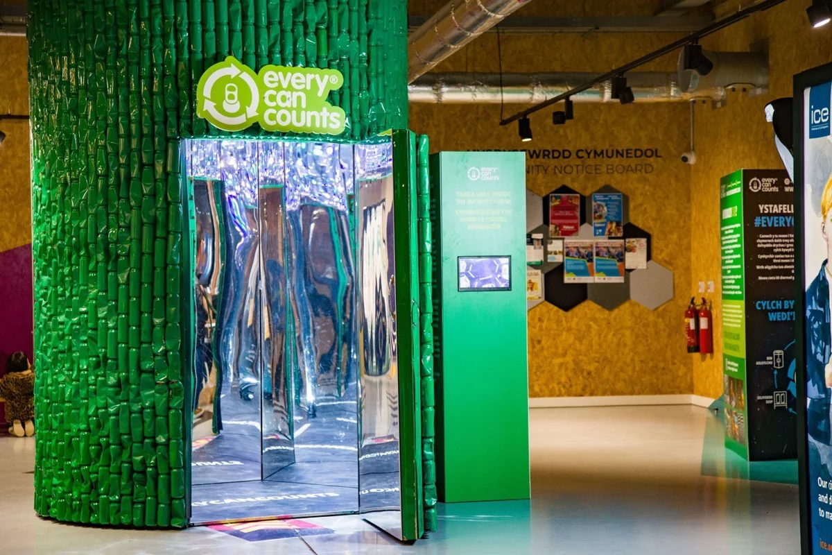 North Wales embraces sustainability with Xplore!'s aluminium cans recycling exhibition