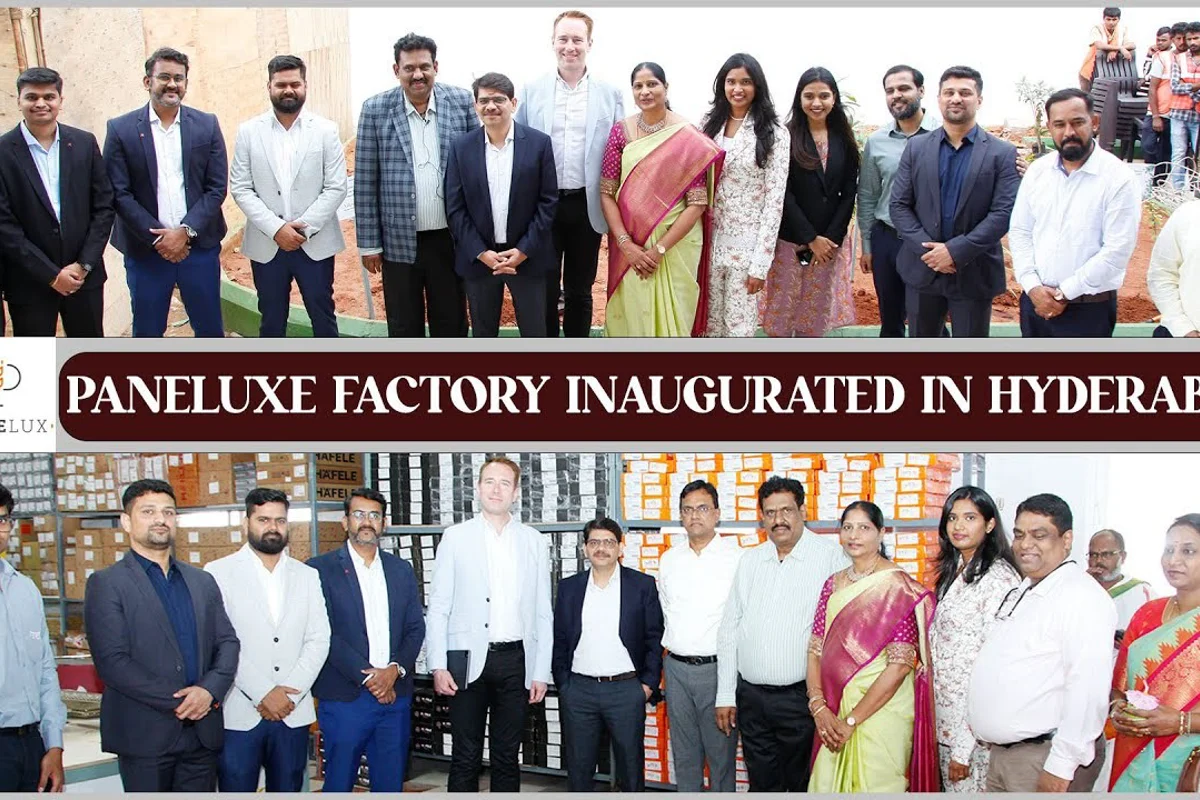 Paneluxe factory opens in Hyderabad to produce green aluminium profiles for modular furniture
