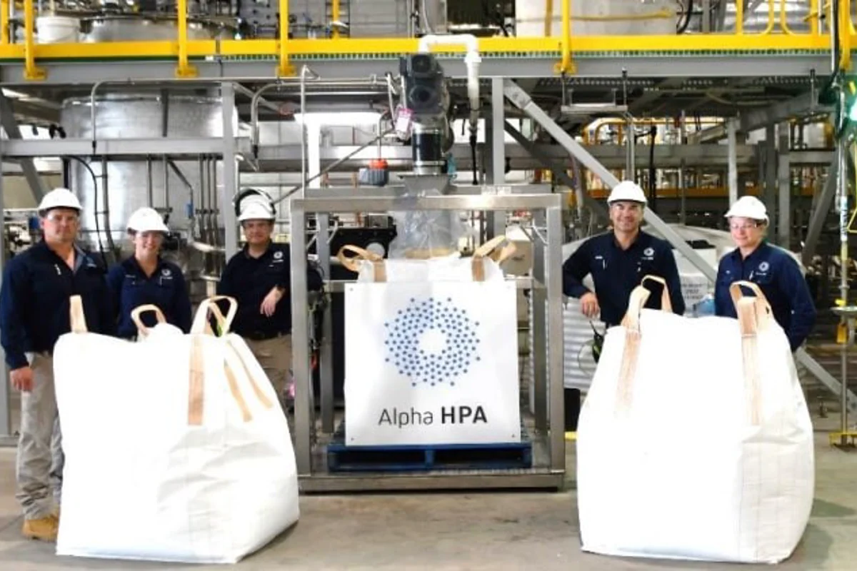Alpha HPA's battery anode plant is nearing completion