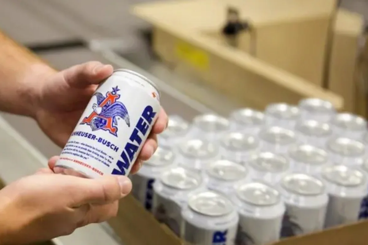 Anheuser-Busch delivers aluminium canned drinking water to Louisiana households